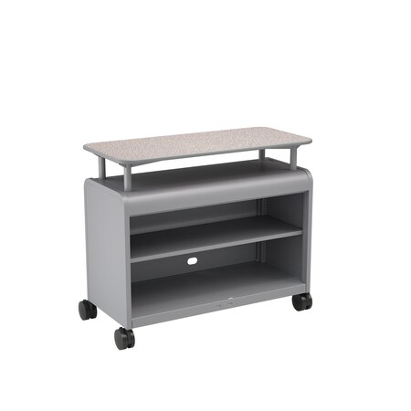 Smith Trades Industrial Storage Cabinet, 37 in H, 43 in W, Platinum, (1) Adj. + (1) Fixed/Base Shelves 311100000PPGNBP